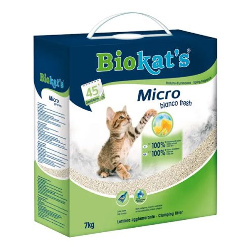 Biokats Micro Bianco Fresh macskaalom 7kg