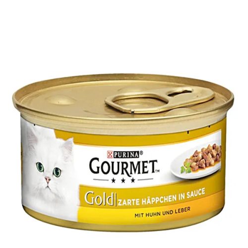 Gold Csirke Máj falatok szószban 85g
