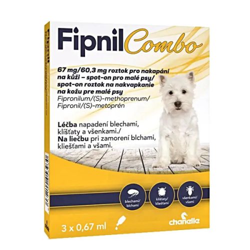 Combo Spot On Small Dog 2-10kg 3x0,67ml