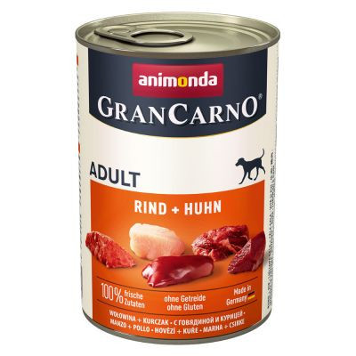 Animonda GranCarno kutyaeledel marha és csirke 6x400g