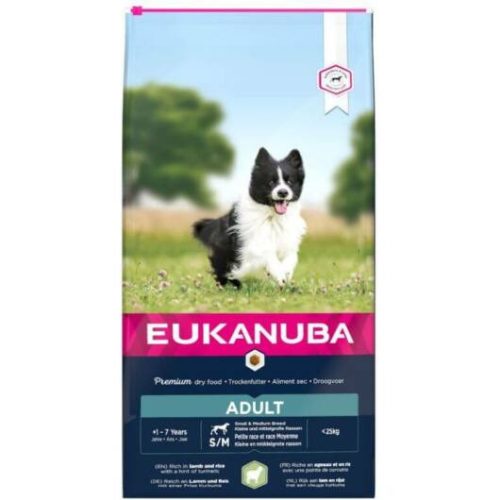 Eukanuba Adult mini-medium bárány és rízs 12kg