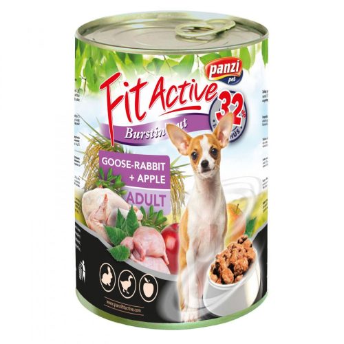 FitActive Dog konzerv liba-nyúl-alma 415g