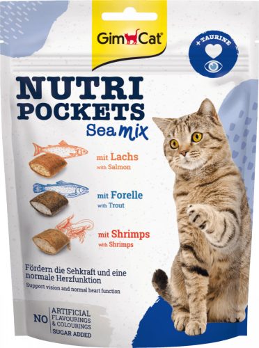 GimCat snack nutri pockets tengeri mix 150g