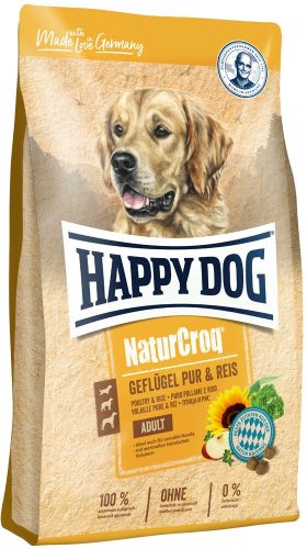 Happy Dog Natur-Croq szárnyas és rizs 11kg