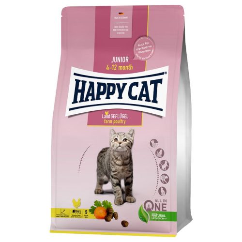 Happy Cat Junior Baromfi 4kg