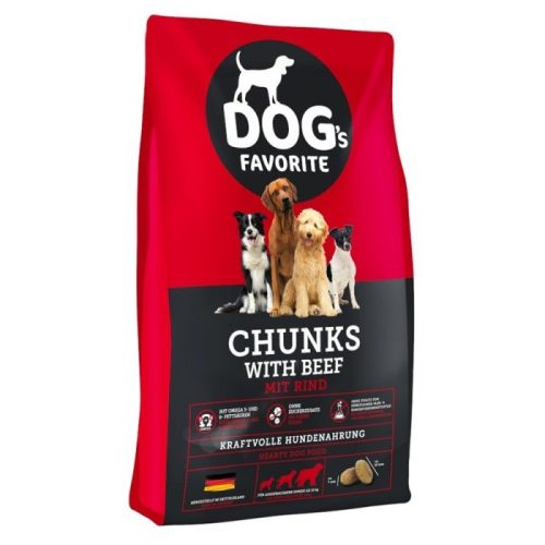 Happy Dog Dogs Favorite Chunks Beef 15kg