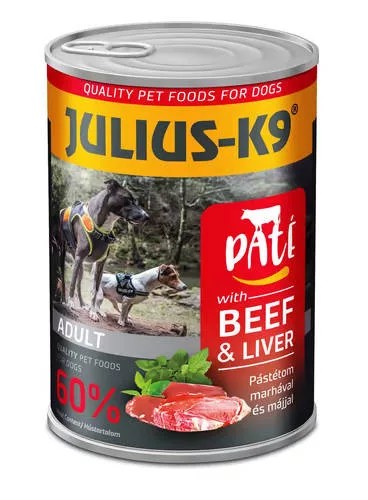 Julius K-9 Dog Beef & Liver konzerv 20x400g