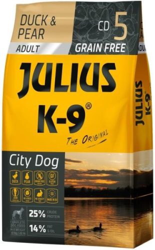 Julius K-9 City Dog Grain Free Adult duck & pear 10kg