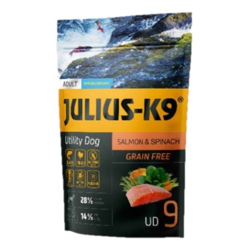 Julius K-9 Utility Dog Grain Free Adult salmon & spinach 340g