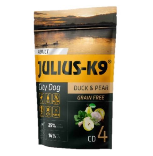 Julius K-9 City Dog Grain Free Adult duck & pear 340g