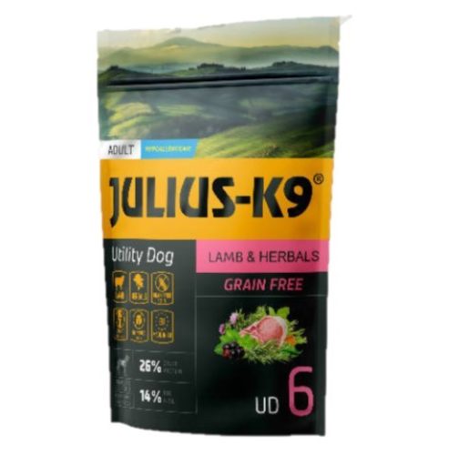 Julius K-9 Utility Dog Grain Free Adult lamb & herbals 340g