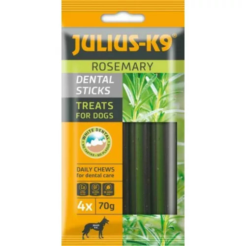 Julius K-9 Dental Sticks jutalomfalat rozmaringgal 70g