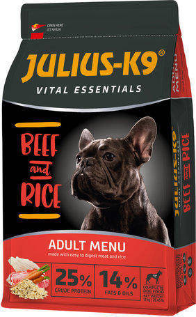 Julius K-9 Vital Essentials Adult beef & rice 12kg