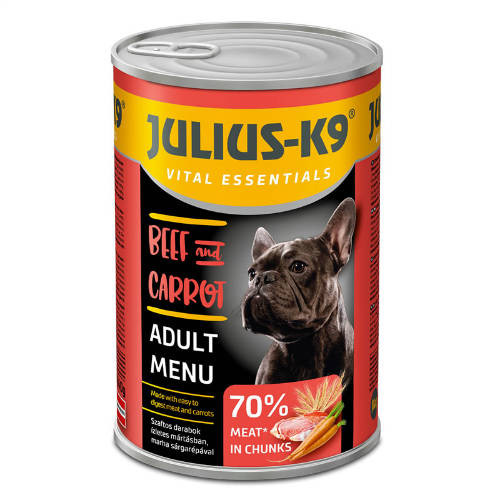 Julius K-9 Dog Beef & Carrot konzerv 1240g