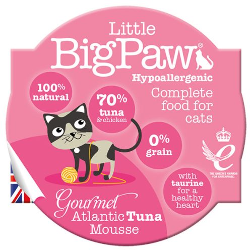 Little Bigpaw Cat Gourmet Atlantic tonhal mousse 85g