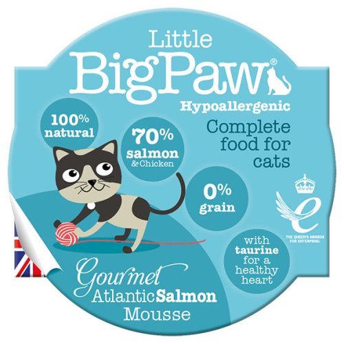 Little Bigpaw Cat Gourmet Atlantic lazac mousse 85g