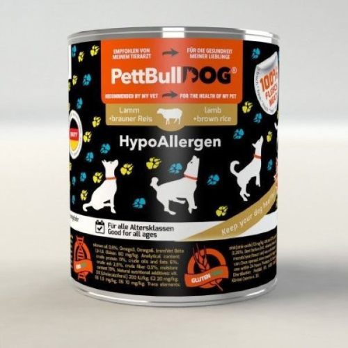 PettBulldog Hypo bárány kutyaeledel 12x800g