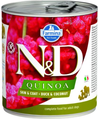 Farmina N & D Dog Quinoa konzerv kacsa és kókusz 285g