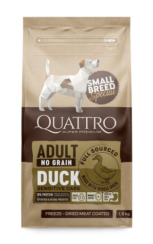 Quattro Small Breed Adult duck 7kg