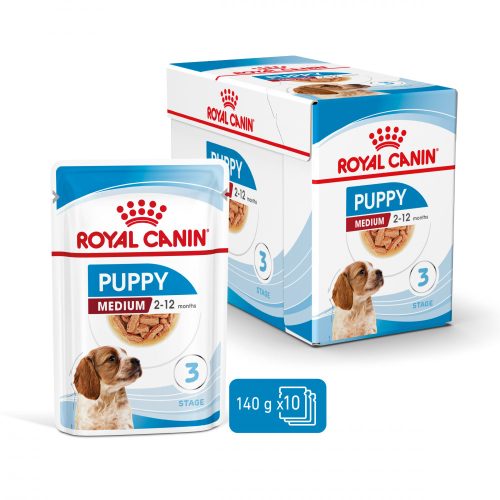 Royal Canin Wet Medium Puppy 10x140g