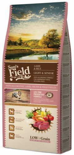 Sam's Field Dog Light, senior hipoallergén bárány, rizs 2,5kg
