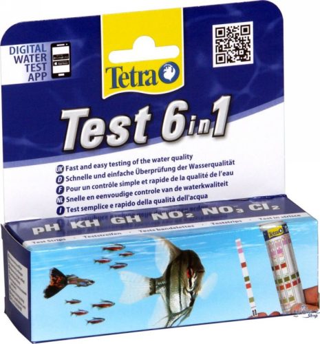 Tetra Test 6 in 1 tesztcsíkok 25db