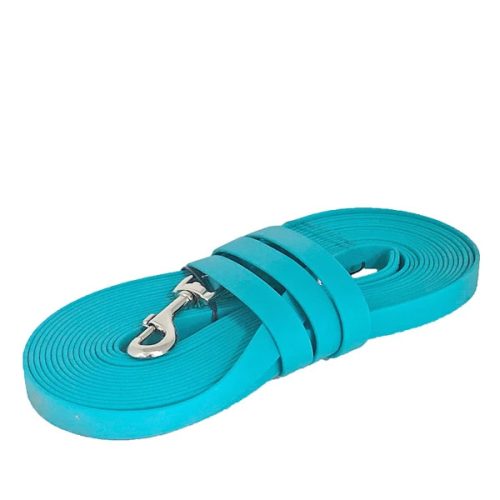 Easy Life Tracking Leash csúszásmentes hosszúpóráz aqua M-XL 10m