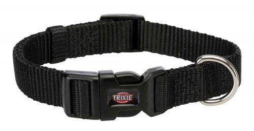 Trixie Premium nyakörv fekete S: 25-40cm/15mm
