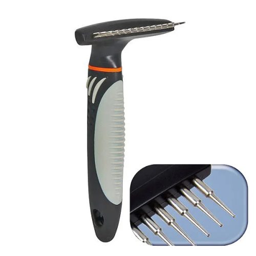 Forgótüskés Gereblye hosszú szőrre 14cm