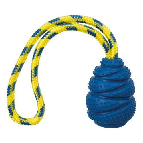 Jumper on a Rope natúrgumi játék húzó fogtisztító kékeszöld 7cm/25cm