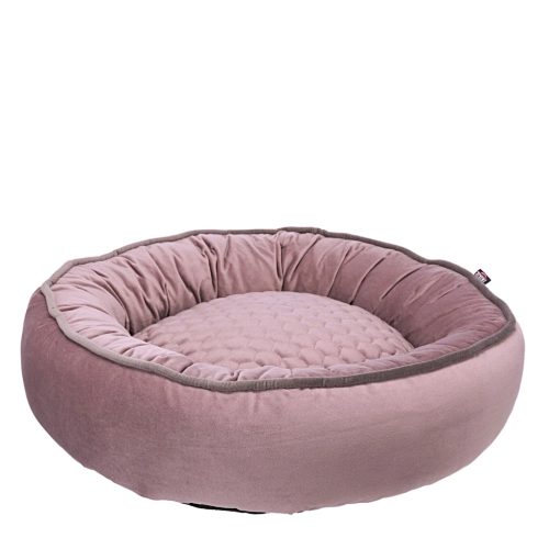 Livia kerek kutyafekhely Antik rózsaszín 50cm
