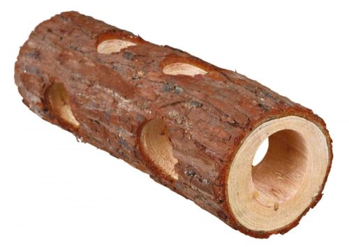 Trixie játék rágcsálóknak henger fa lyukacsos 20cm