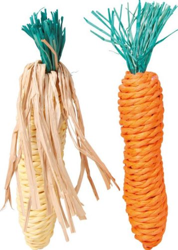Trixie kukorica és répa alakú szalmajáték rágcsálóknak 