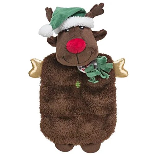 Plush Rénszarvas kutyajáték 6db síppal 28cm