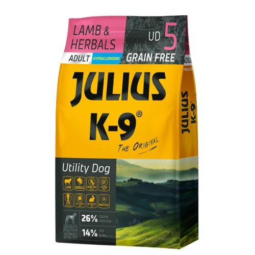 GF Utility Dog Hypoallergen Adult Bárány gyógynövény 340g