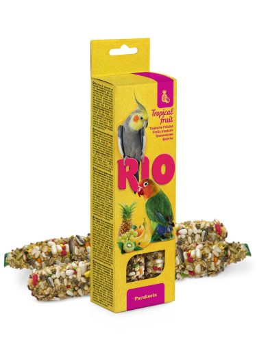 RIO Duplarúd nagy papagáj trópusi gyümölcsökkel 2x75g