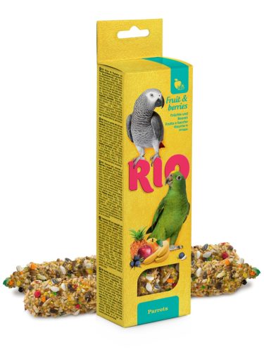 RIO Duplarúd óriás papagáj gyümölcsökkel és bogyókkal 2x90g