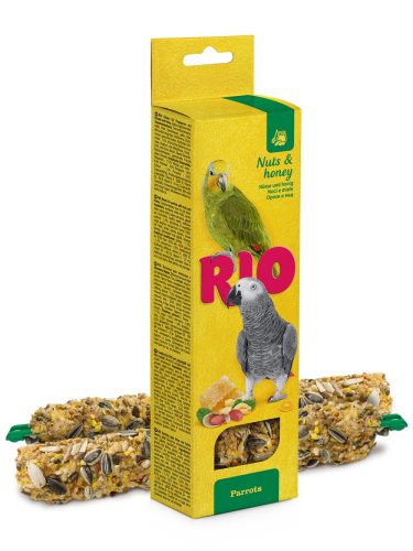 RIO Duplarúd óriás papagáj mézzel és dióval 2x90g