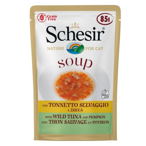Schesir soup alutasakos adult tonhal-sütőtök 6x85g 