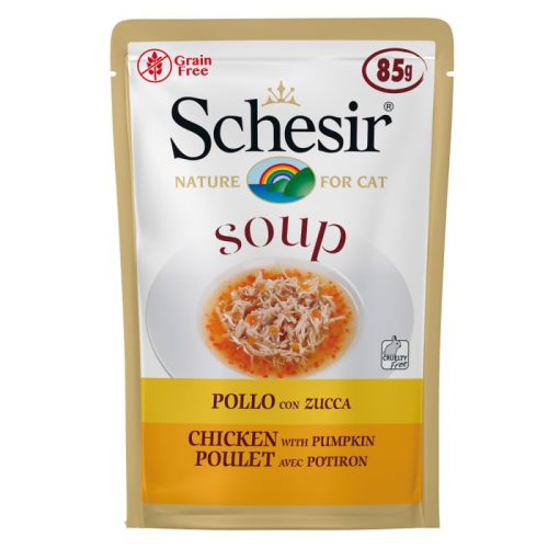 Schesir soup alutasakos adult csirke-tök 6x85g 